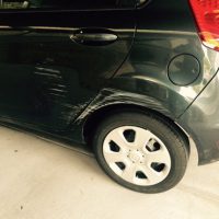 black car scratch repair